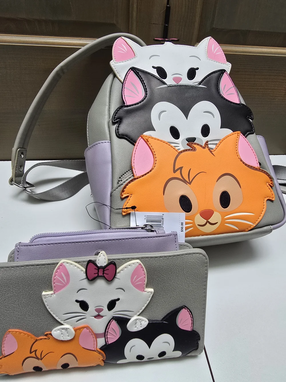 Matching Loungefly Aristocats Backpack And Wallet